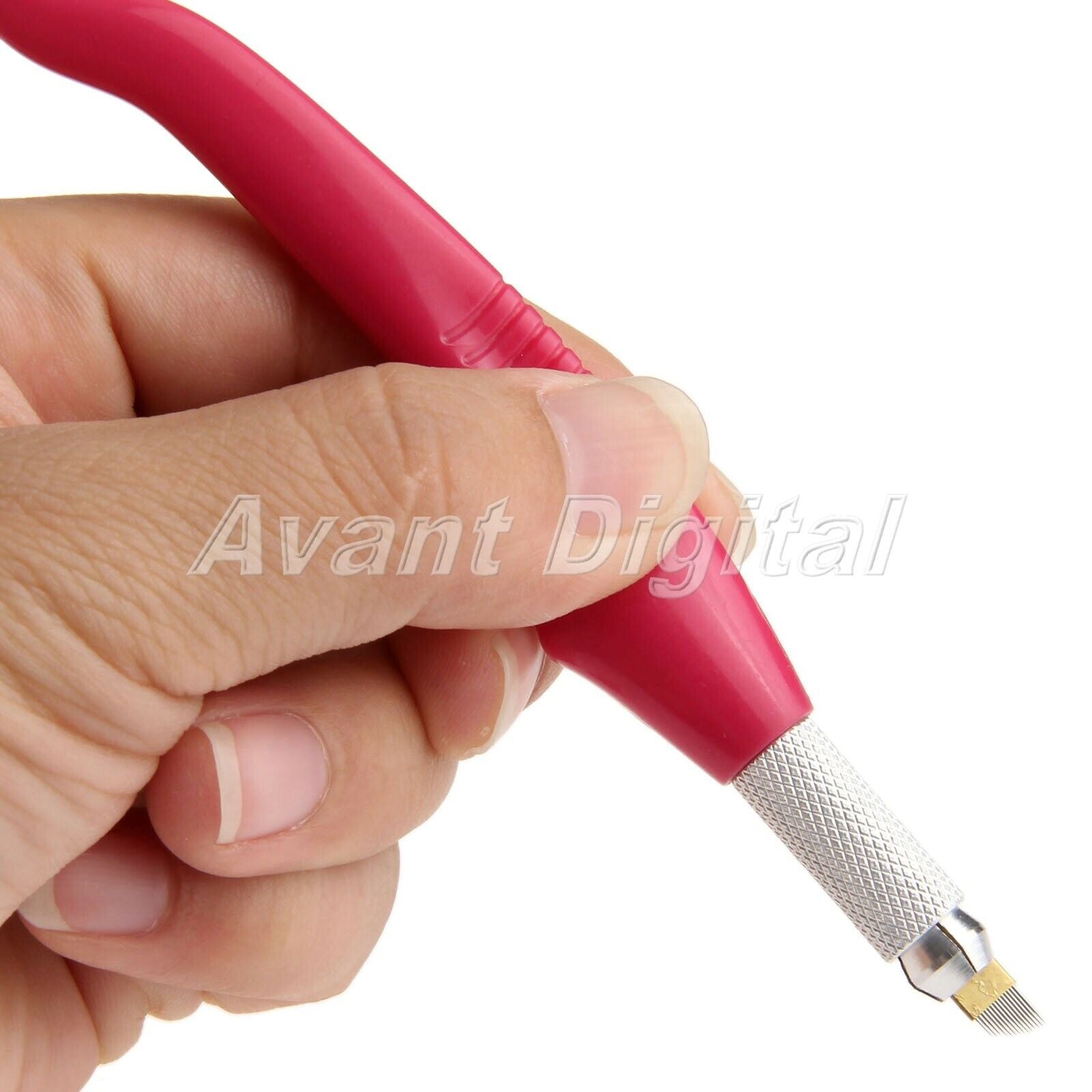 Microblading Pen With 5Pcs 14pin Blade Needle  Tattoo Permanent Makeup Eyebrow