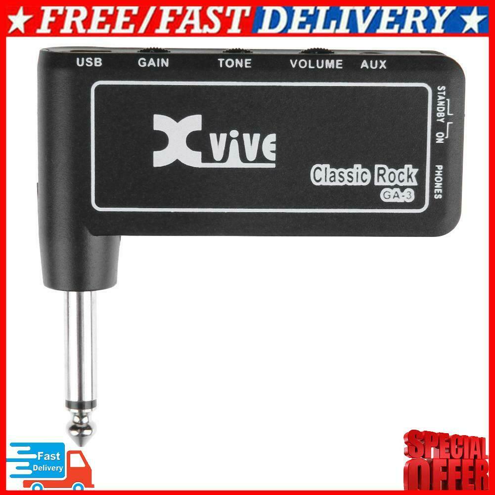 Xvive GA-3 Classic Rock Mini Portable Electric Guitar Plug Headphone Amplifiers