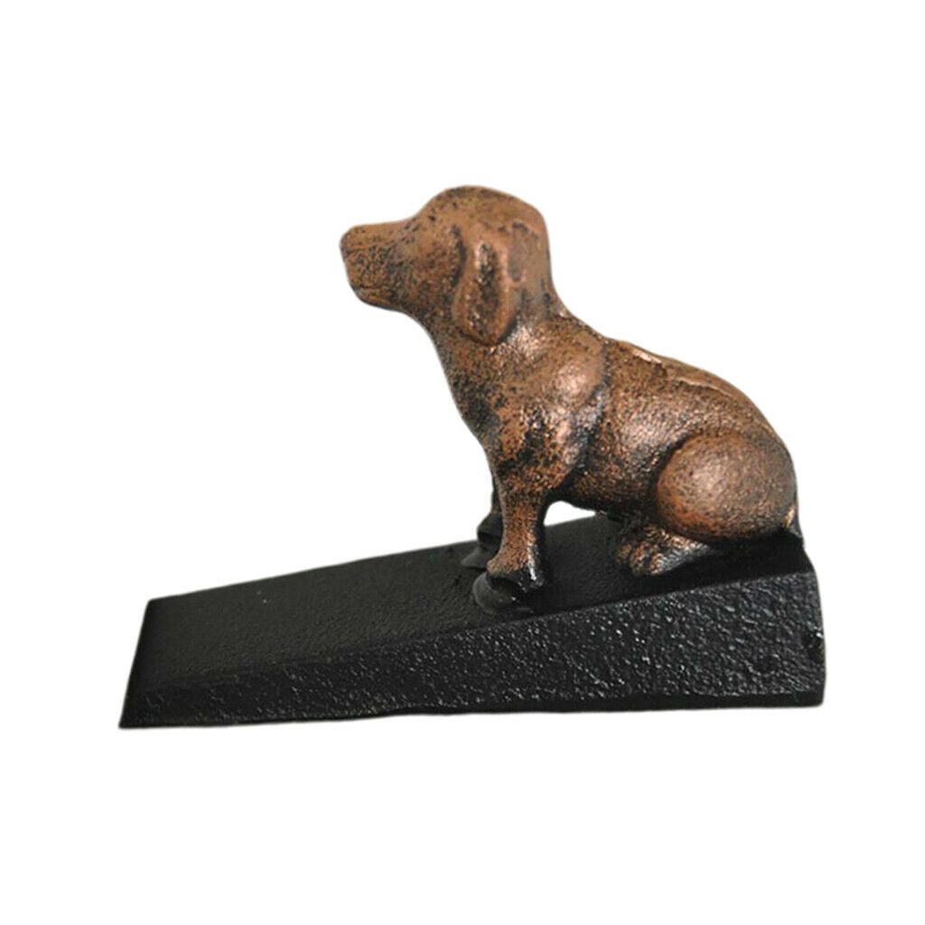 Heavy Duty Cast Iron Door Wedge, Door Stopper, Animals Doorstops with Non-slip