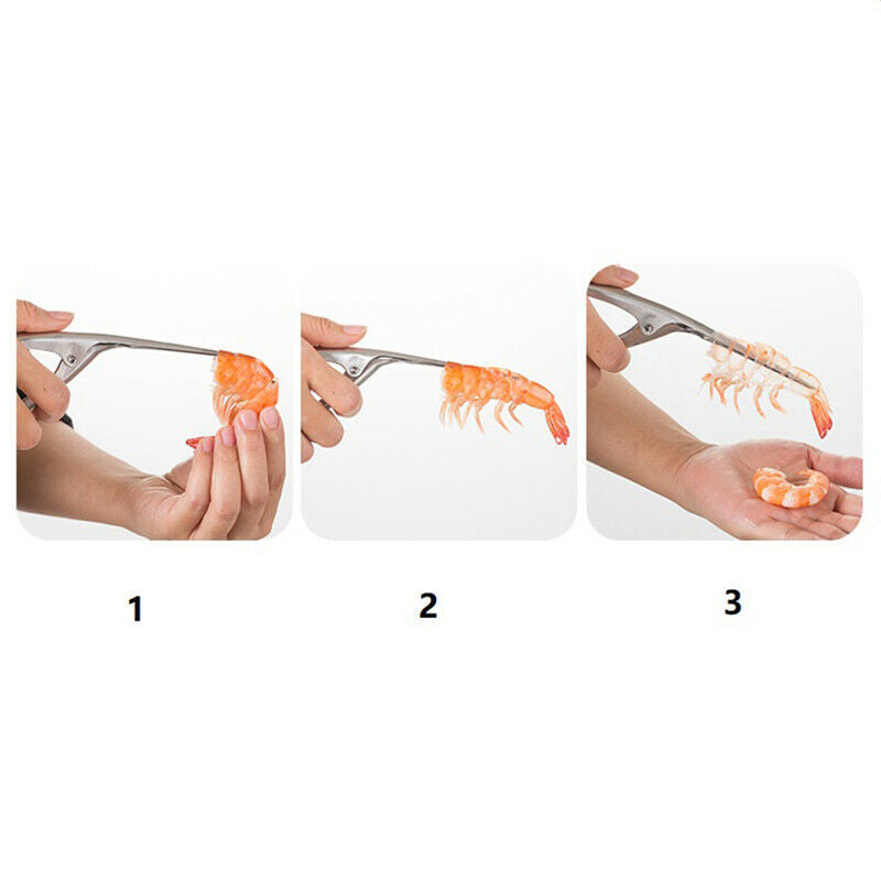 1 Set Shrimp Stripper Line Cutter Clean Shrimp Line Shell Remover Thread .l8