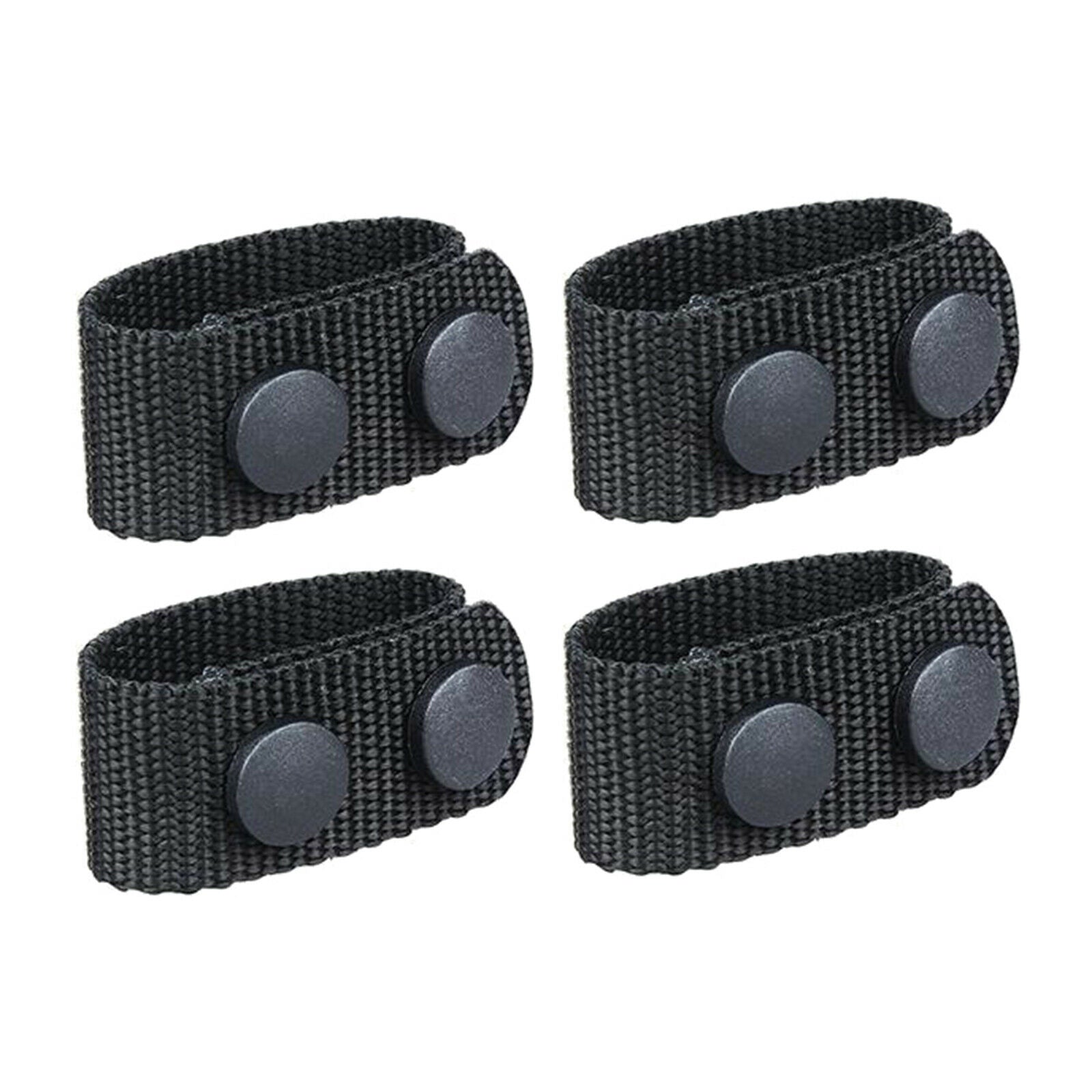 4x Nylon Duty Belt Keeper Heavy Duty 5/5.8cm Webbing Strap Keepers Holder