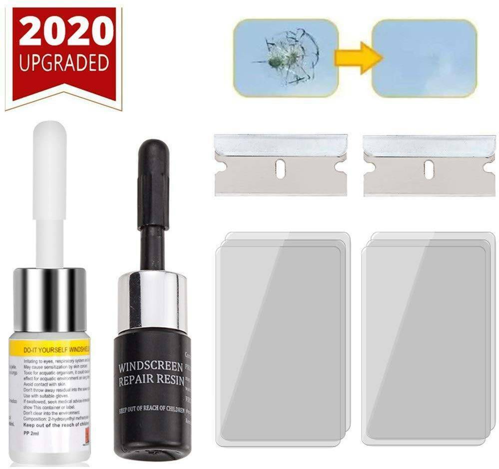 2 Automotive Glass Nano Repair Fluid- Auto Front Car Windshield Crack Repair Kit
