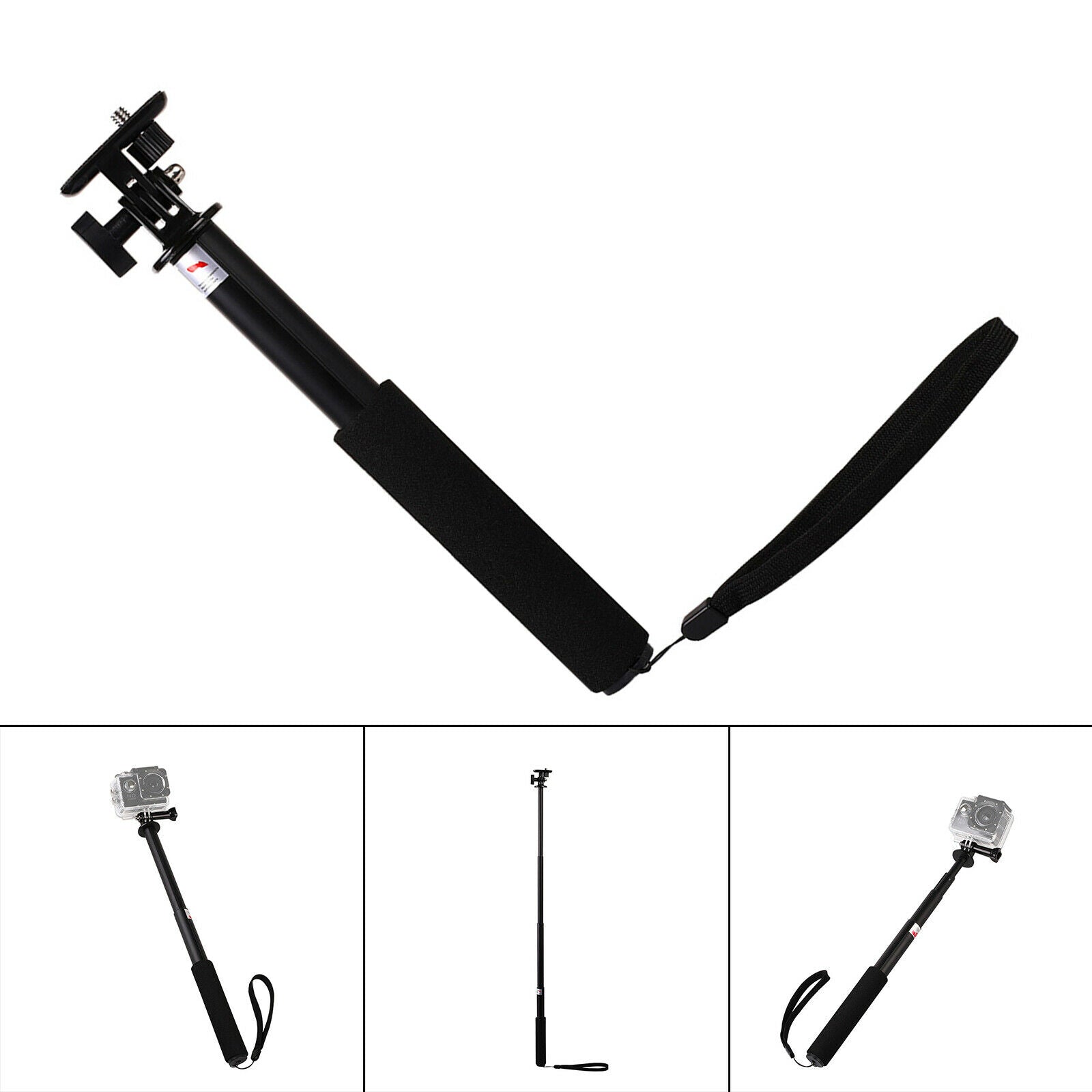 Handheld Extendable Selfie Stick Monopod Pole For Travel Camping Take Photos