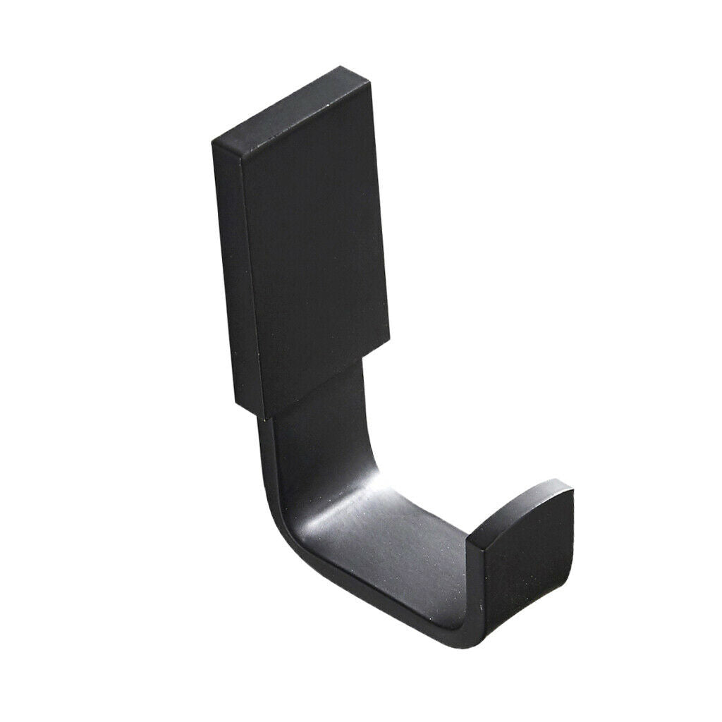 Coat Hook Brass Robe Towel Hooks Contemporary Style Matte Black Finish Wall