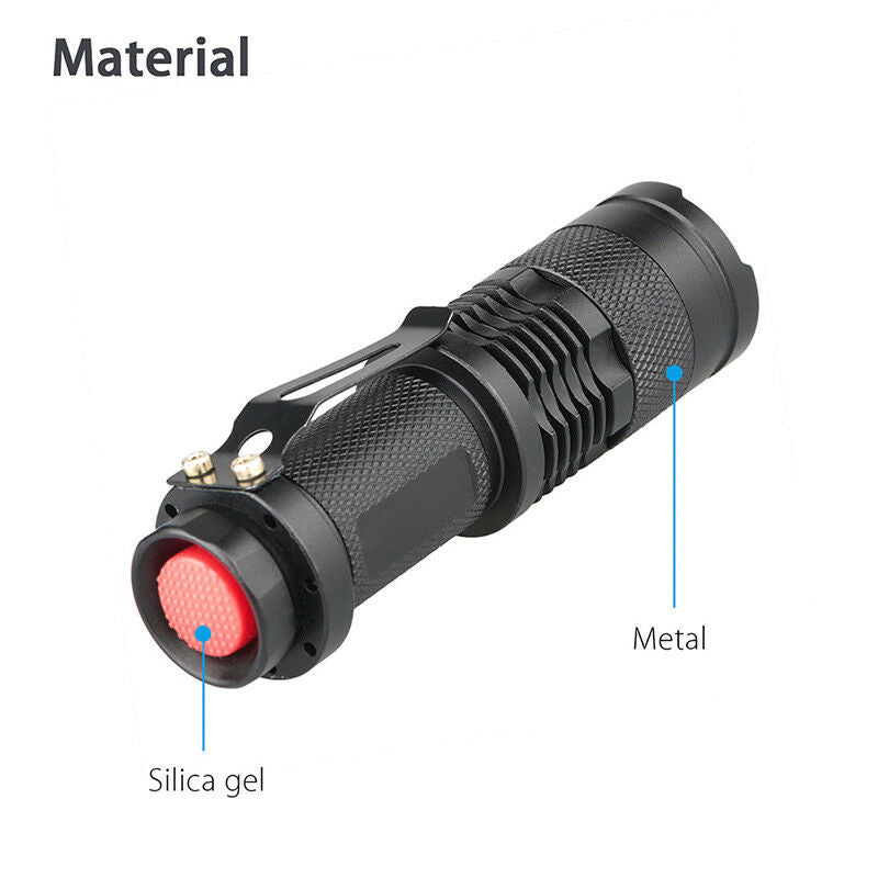 LED Ultra Violet UV 365 nm Blacklight Flashlight Inspection Lamp Torch Fa.l8