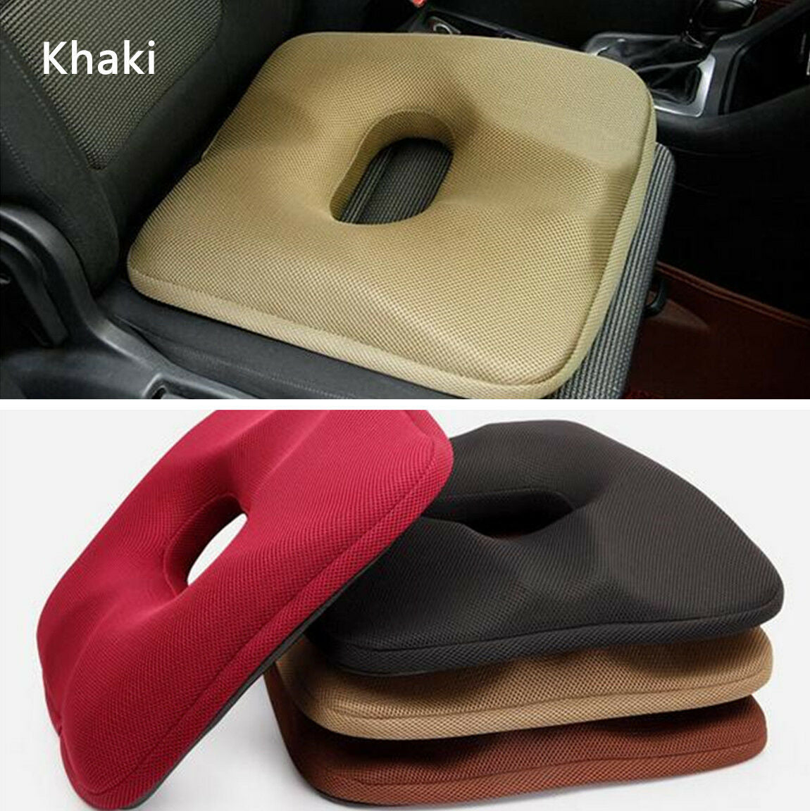 Auto Car Seat Cushion  Protector Breathable Comfortable Mat Pad for Hemorrhoids