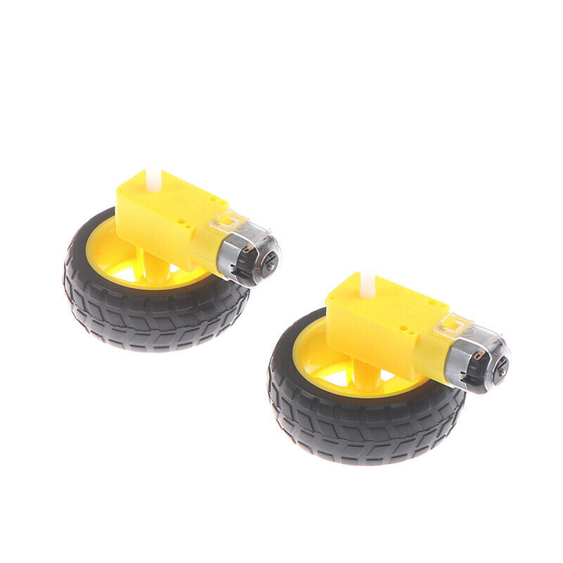 2 *TT motors + 2 *wheels Gear motor with the wheel for Arduino Smart Car .l8