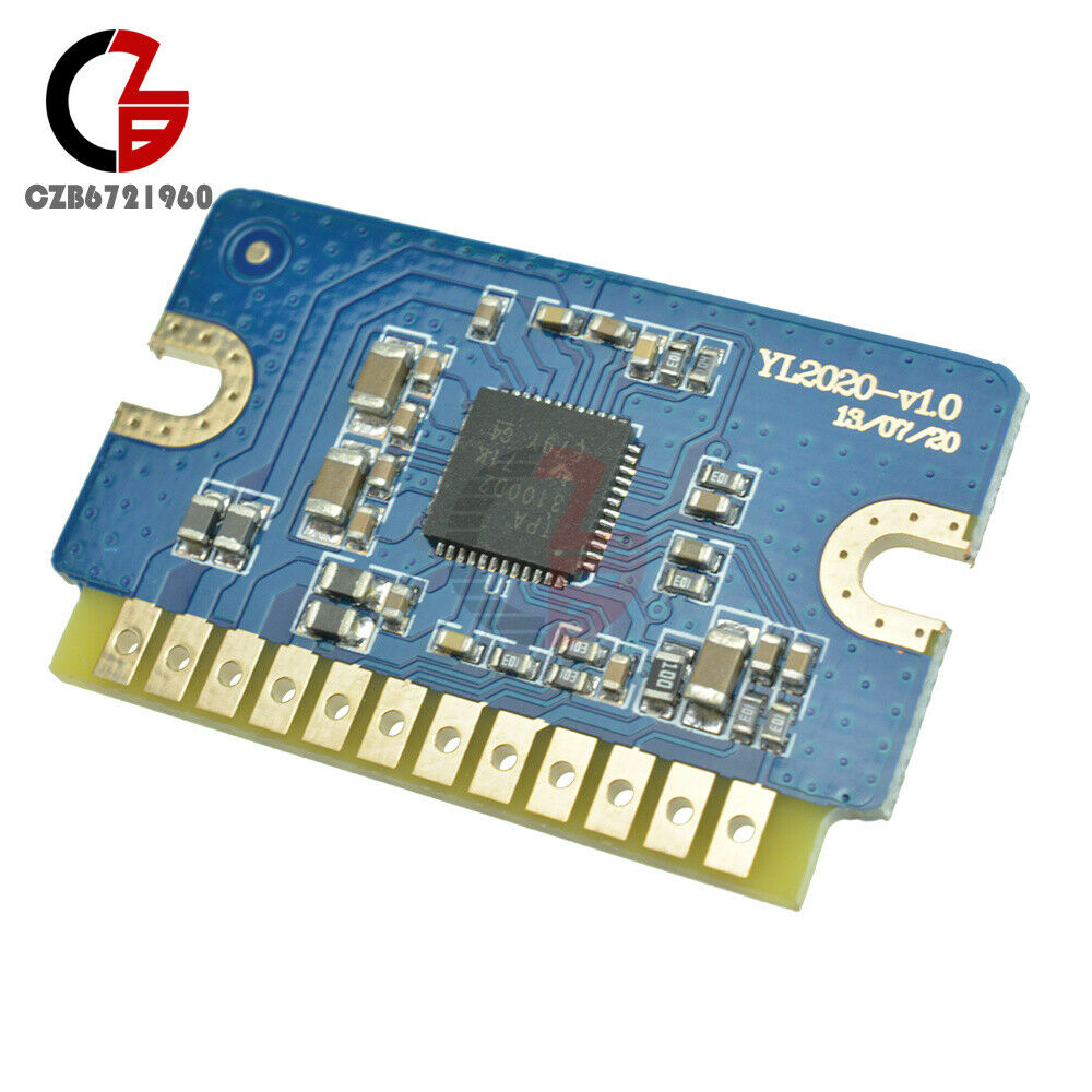 Mini 12V 24V 4A Stereo Audio Amplifier Board Dual Channel 20W+20W Class D Module