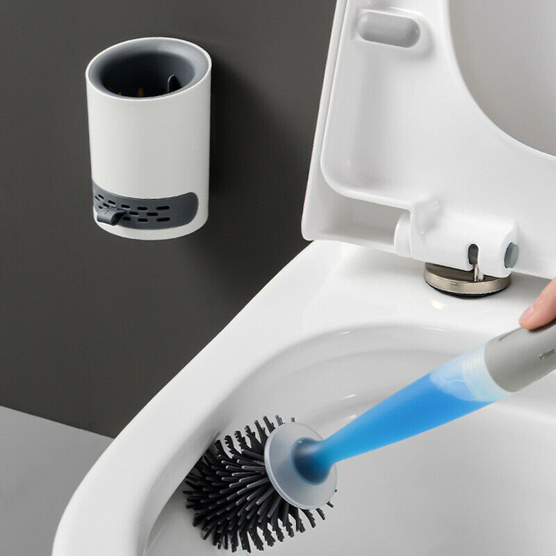 Toilet brush with toilet cleaner adjustable detergent Soft Glue Toilet Brushes