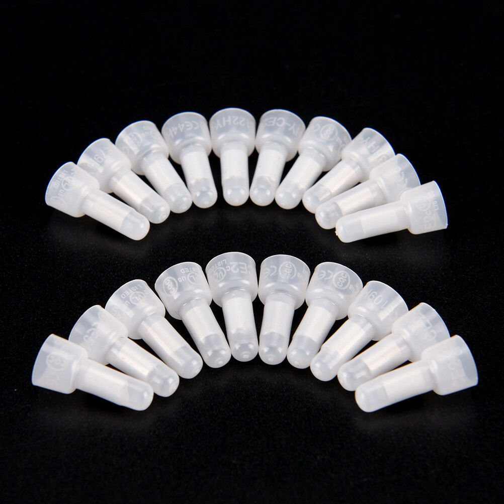 1000Pcs Ce2X Closed-End Wire Connectors Crimp Terminals Cap For Electrical Wh Tt