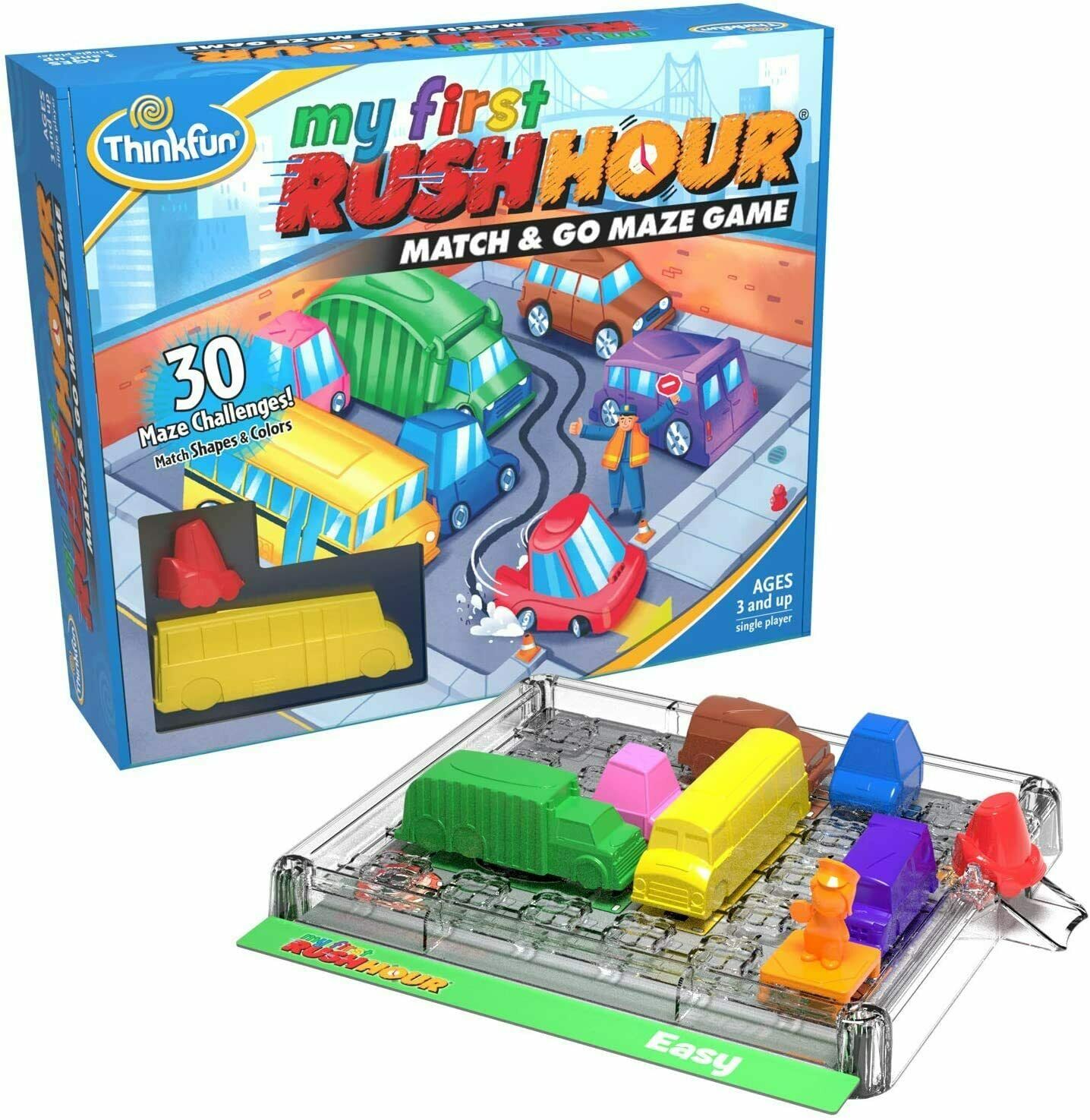 76411 Ravensburger My First Rush Hour Match & Go Maze Game Children Age 3 Years+