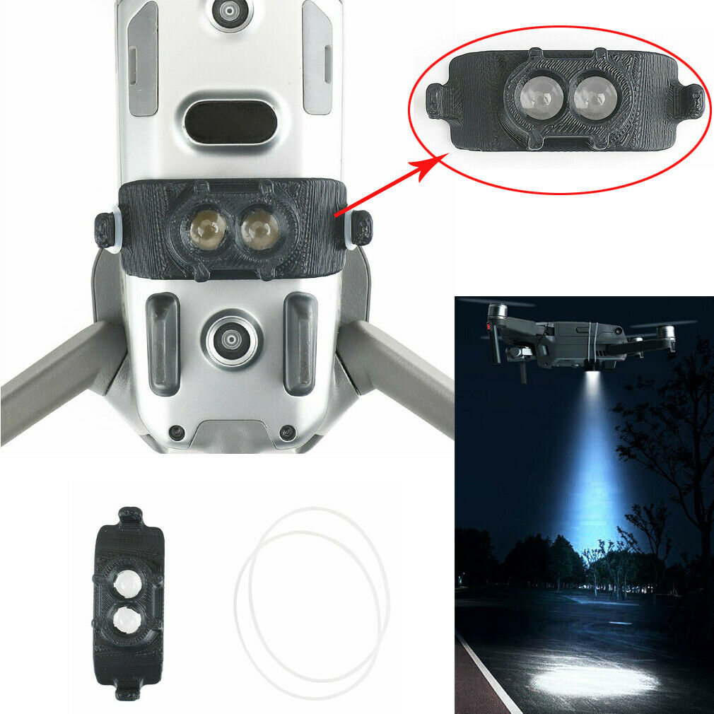 LED Light Searchlight Condensor Night Flash Light Kits For DJI Mavic 2 Drone