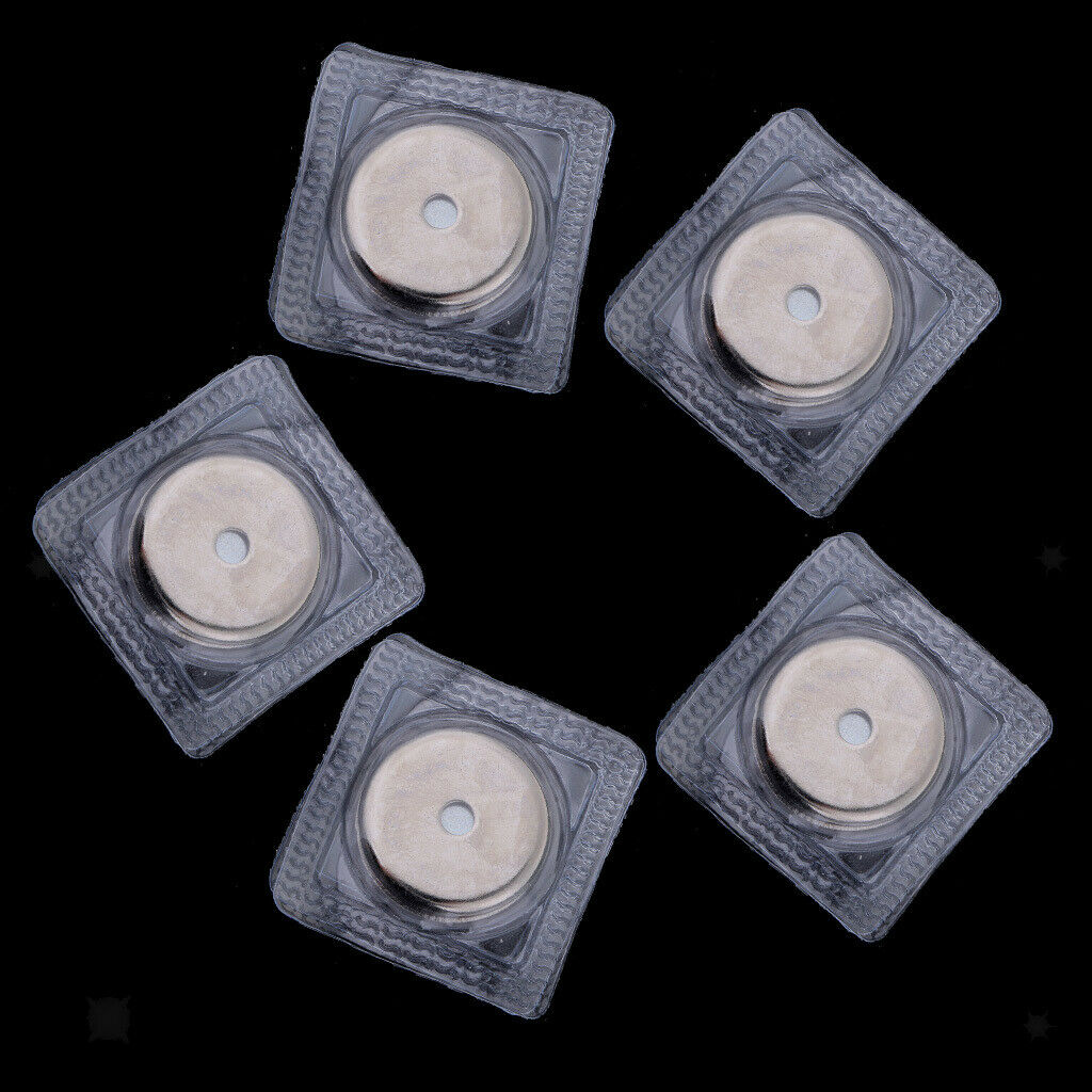5 Sets Invisible Sew-in Magnetic Snap PVC Closure for Clothes Handbag 23mm