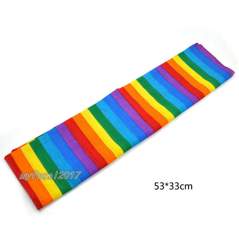 Women Rainbow Turban Twist Knot Head Wrap Headband Cotton Fashion Hair Accessory
