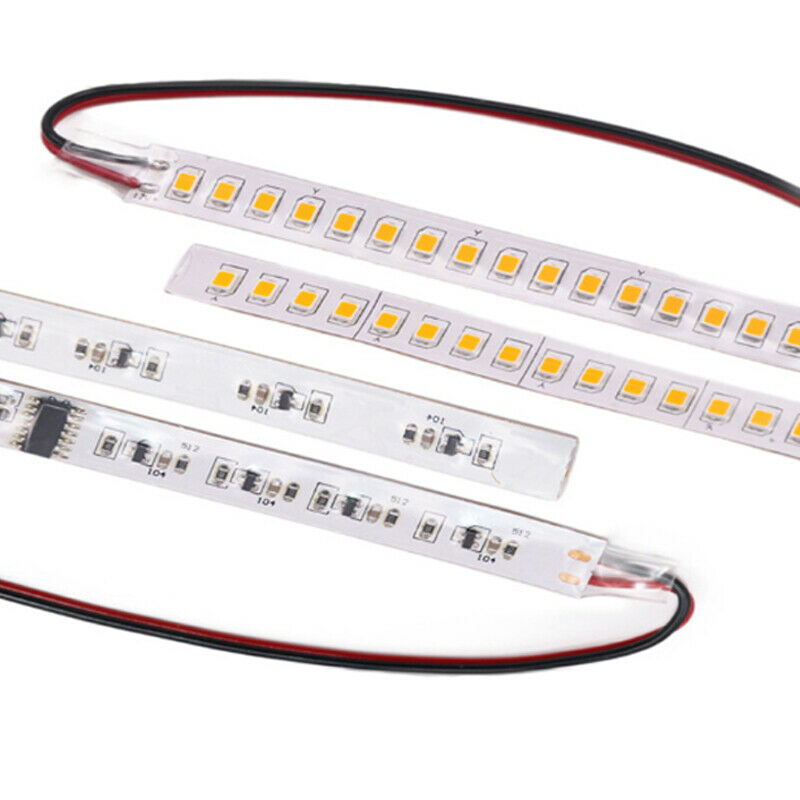 2PCS Car Rearview Mirror 32 LED Strip Light Flowing Turn Signal Side Lamp Amber
