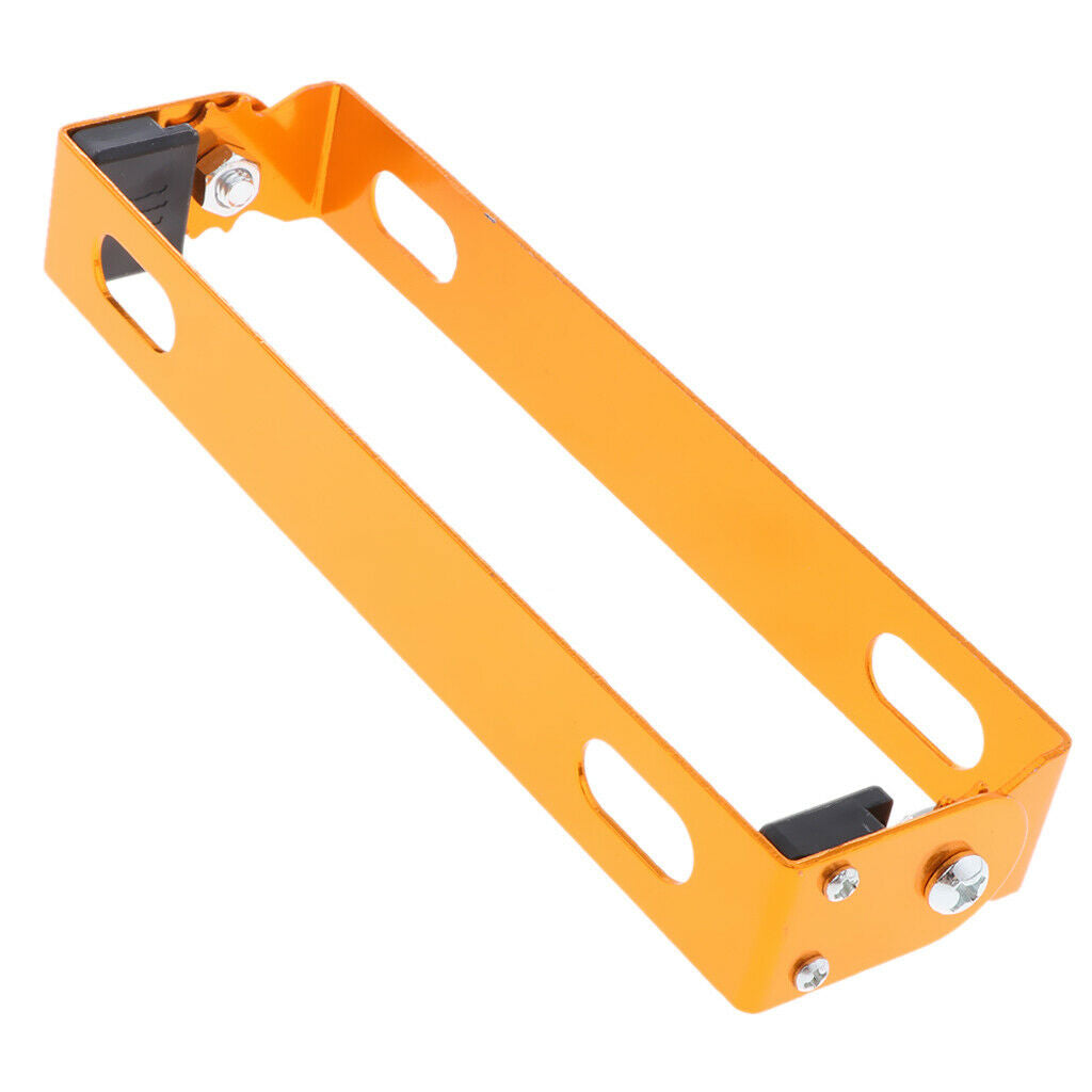 Adjustable  Motorcycle License Plate Frame for Electric Scooters Yellow