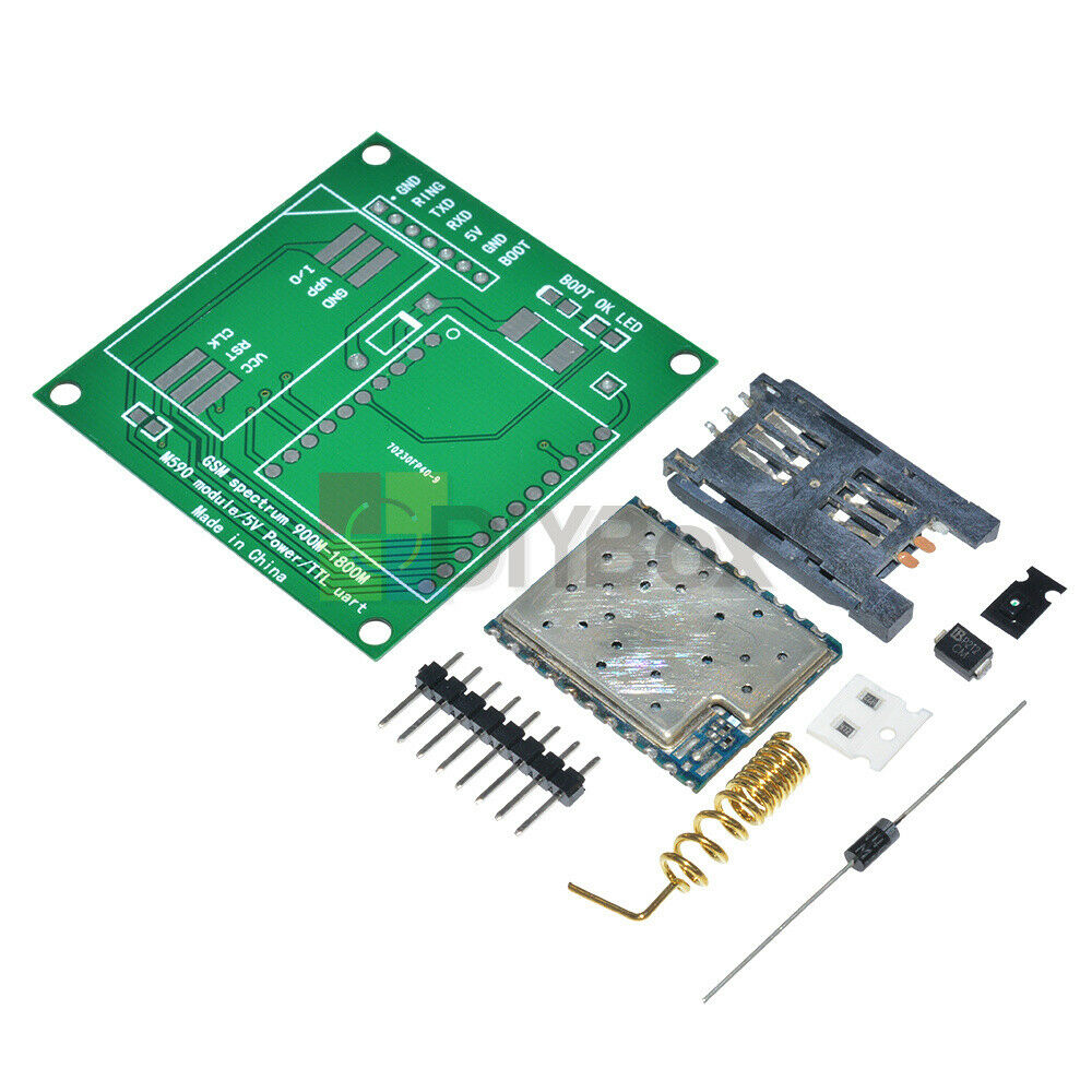 M590E GSM GPRS Module 900m-1800m Sms The Message DIY kit M590 Sms CPU MCU F/ TTL