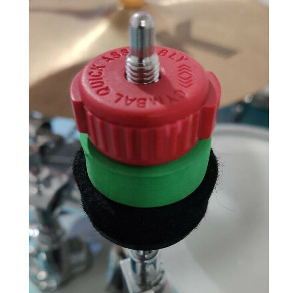 5x Quick Release Cymbal Nut Drum Kit Replacement Accessories mix color