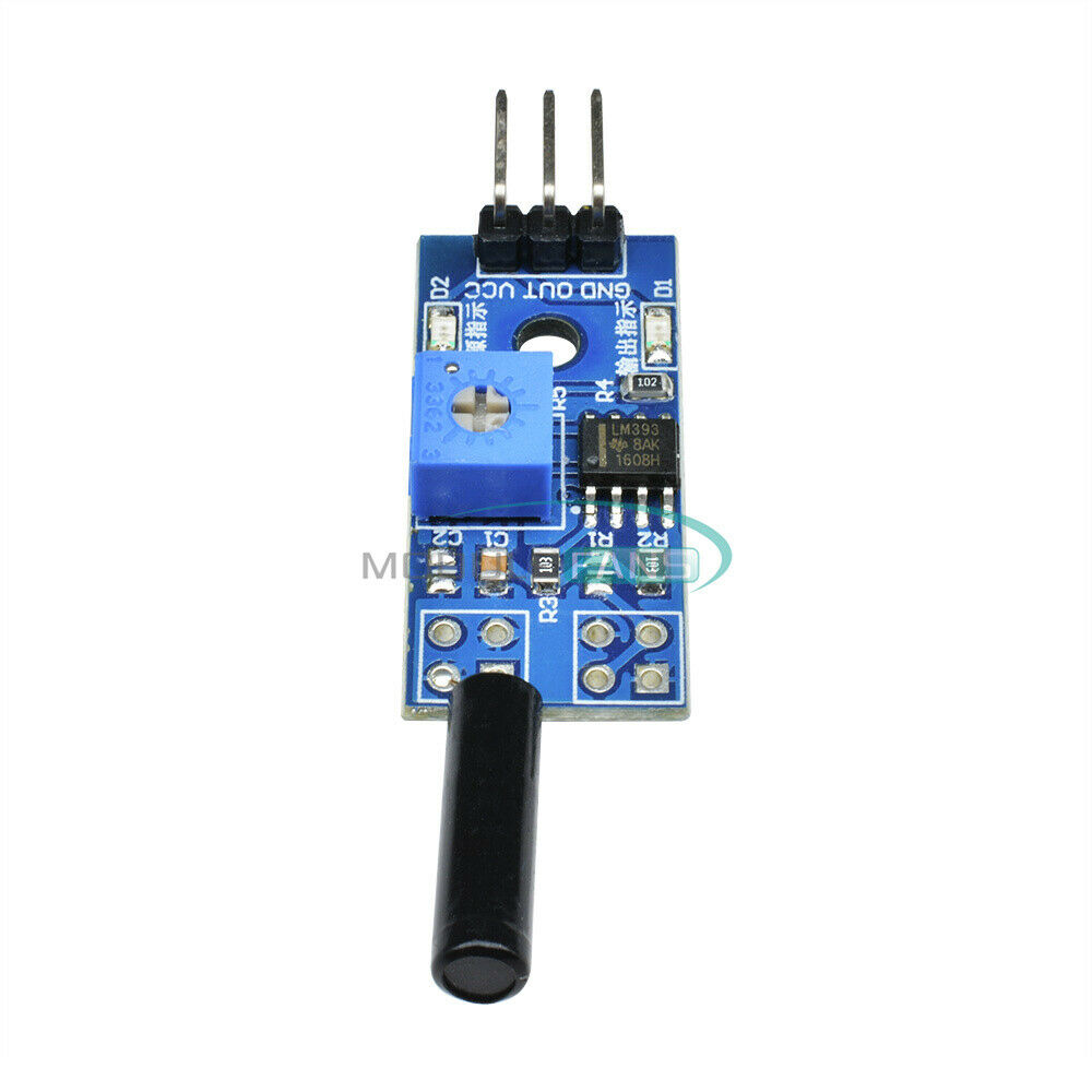 2PCS LM393 Vibration Switch Sensor Module for Intelligent Vehicle DC5V/3.3V