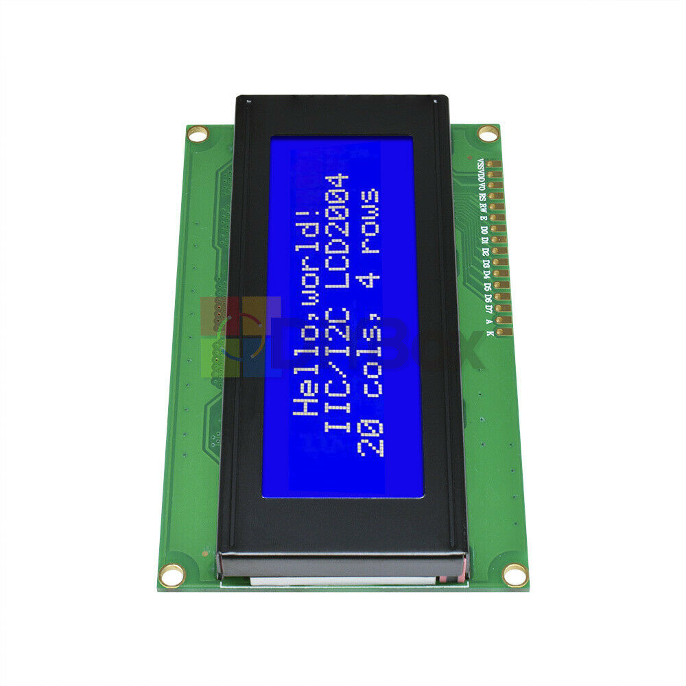 204 LCD 2004 20X4 Character LCD Display Module Blue Blacklight For Arduino