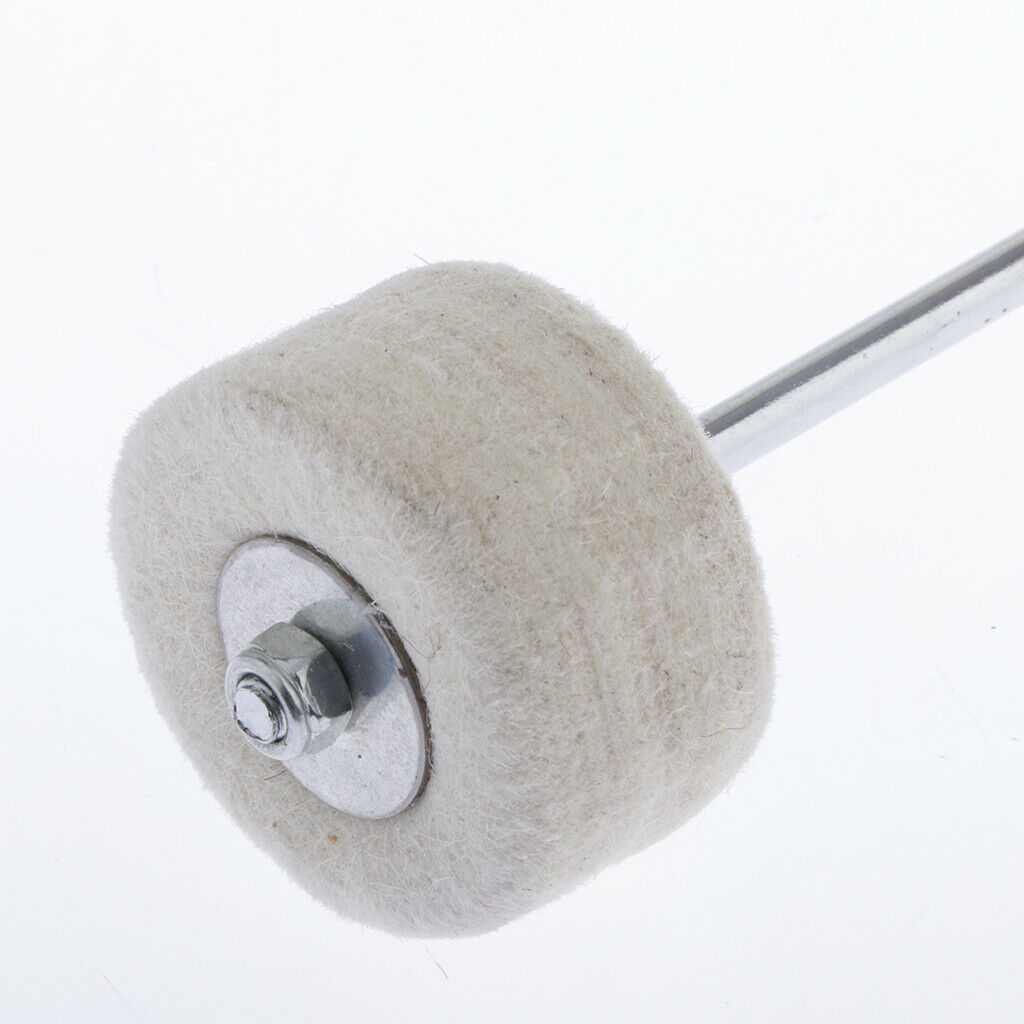 2pcs Felt Jazz Drum Pedal Hammer Mallet 20cm Percussion Instrument Part