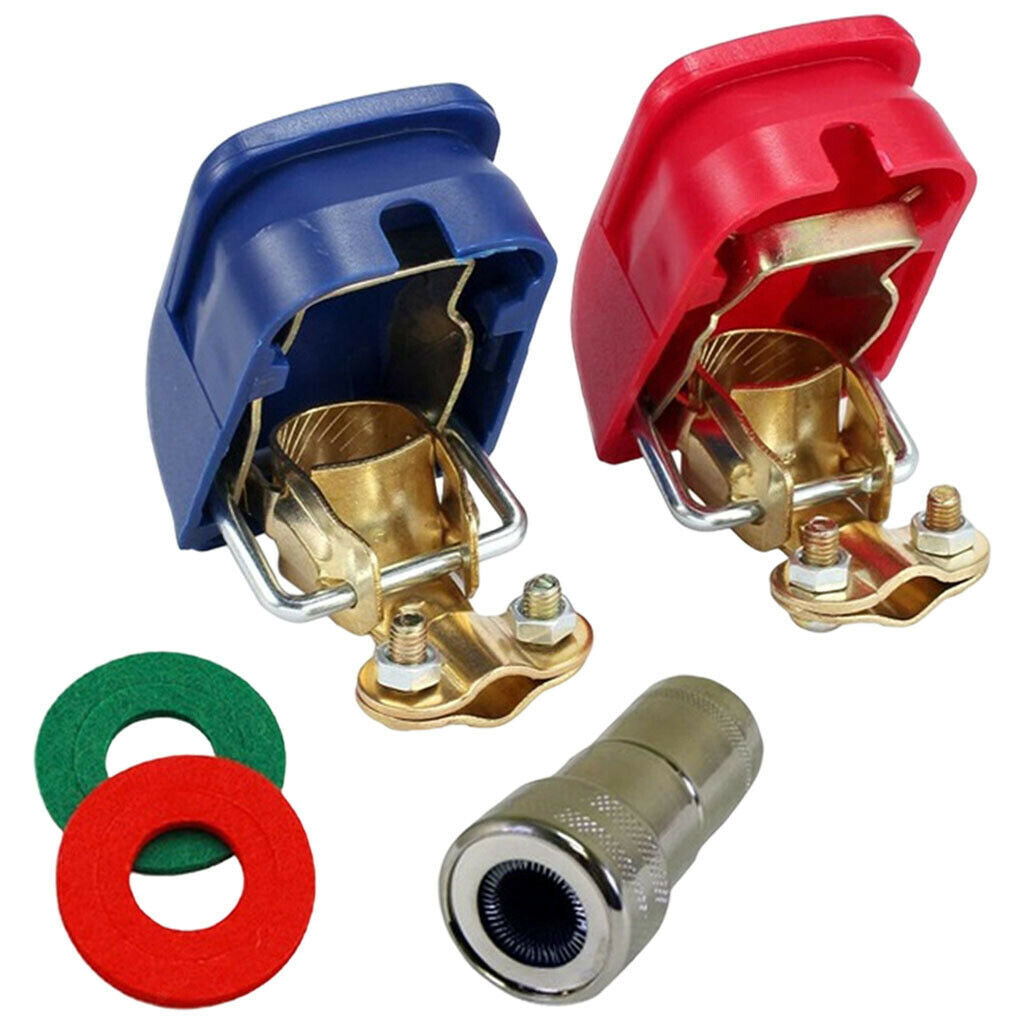 Battery Clamps 12V Minus Plus For Cars Caravan Marine Set B