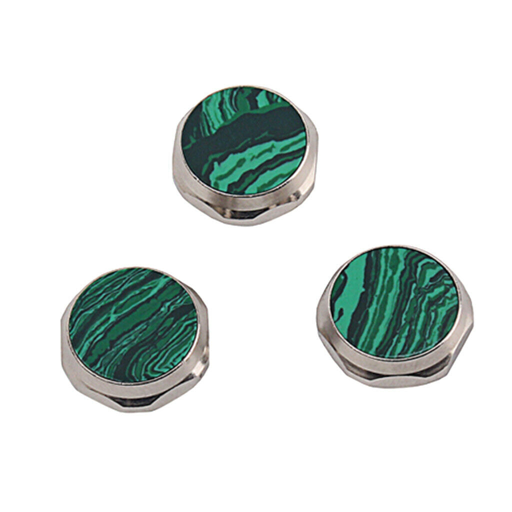 3 Pieces Finger Buttons Trumpet Finger Buttons Buttons Set Made of Natural Stone