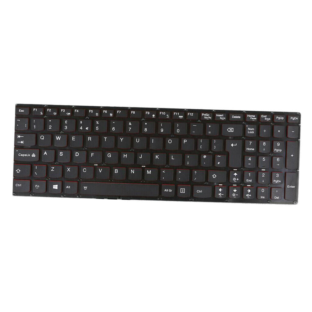 US English Layout Full Keyboard with Red Backlit for Lenovo Y50-70 Laptop