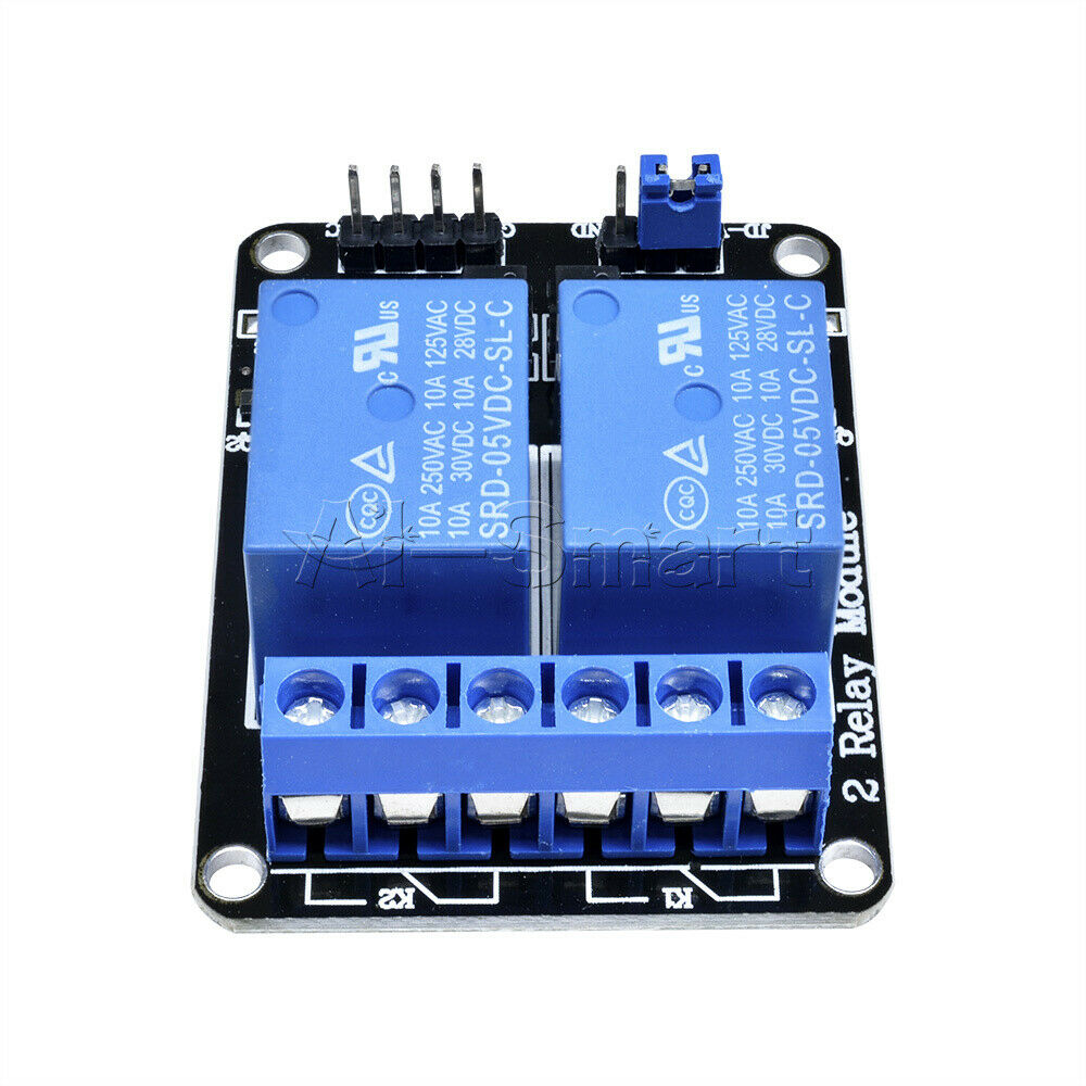 2 Channel 5V Relay Board Module With Optocoupler For PIC AVR DSP ARM Arduino