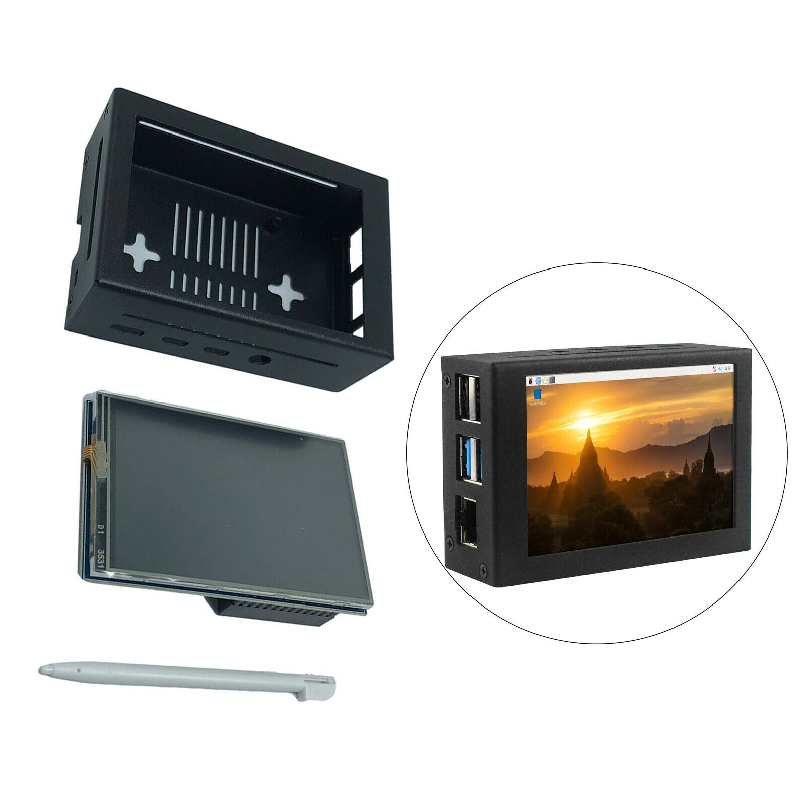 3.5 inch Touch Screen Module LCD Display for Raspberry Pi 4B with Touch Pen