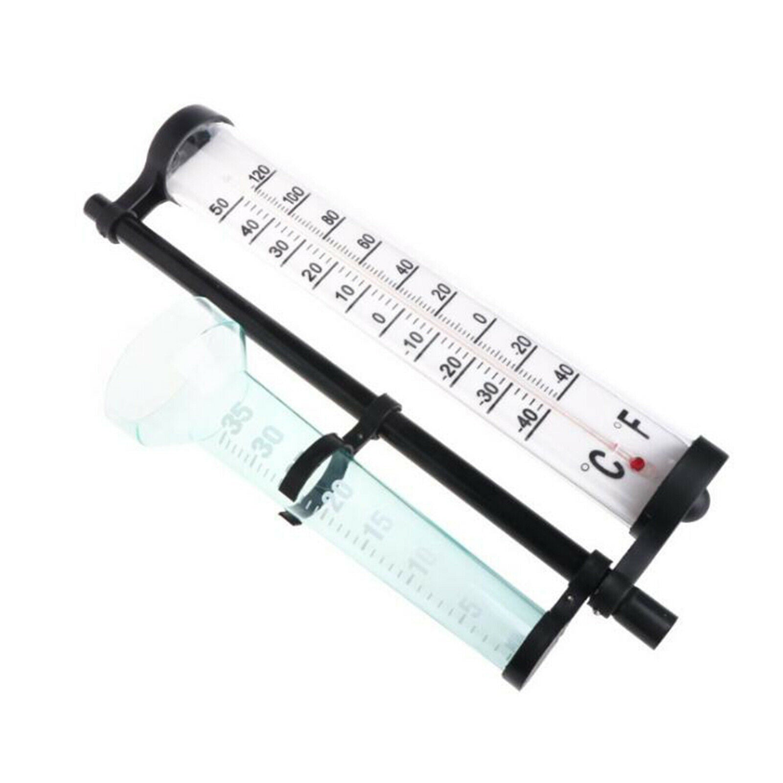 Weather Station Rain Gauge Thermometer Wind Direction Arrow Outdoor Barn