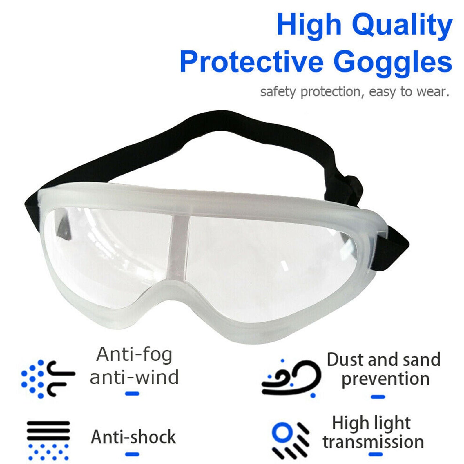 Antiviral Goggles Dust Splash Proof Spit Protection Anti Eyewear Glasses