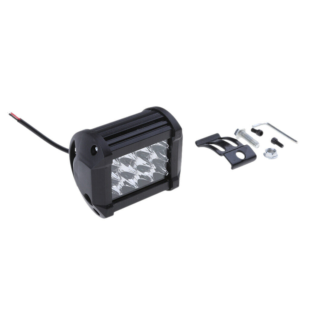 4Inch Tri Row 36W 12 LED Work Lights Bar Spot Lighting Auto ATV SUV 4WD UtE