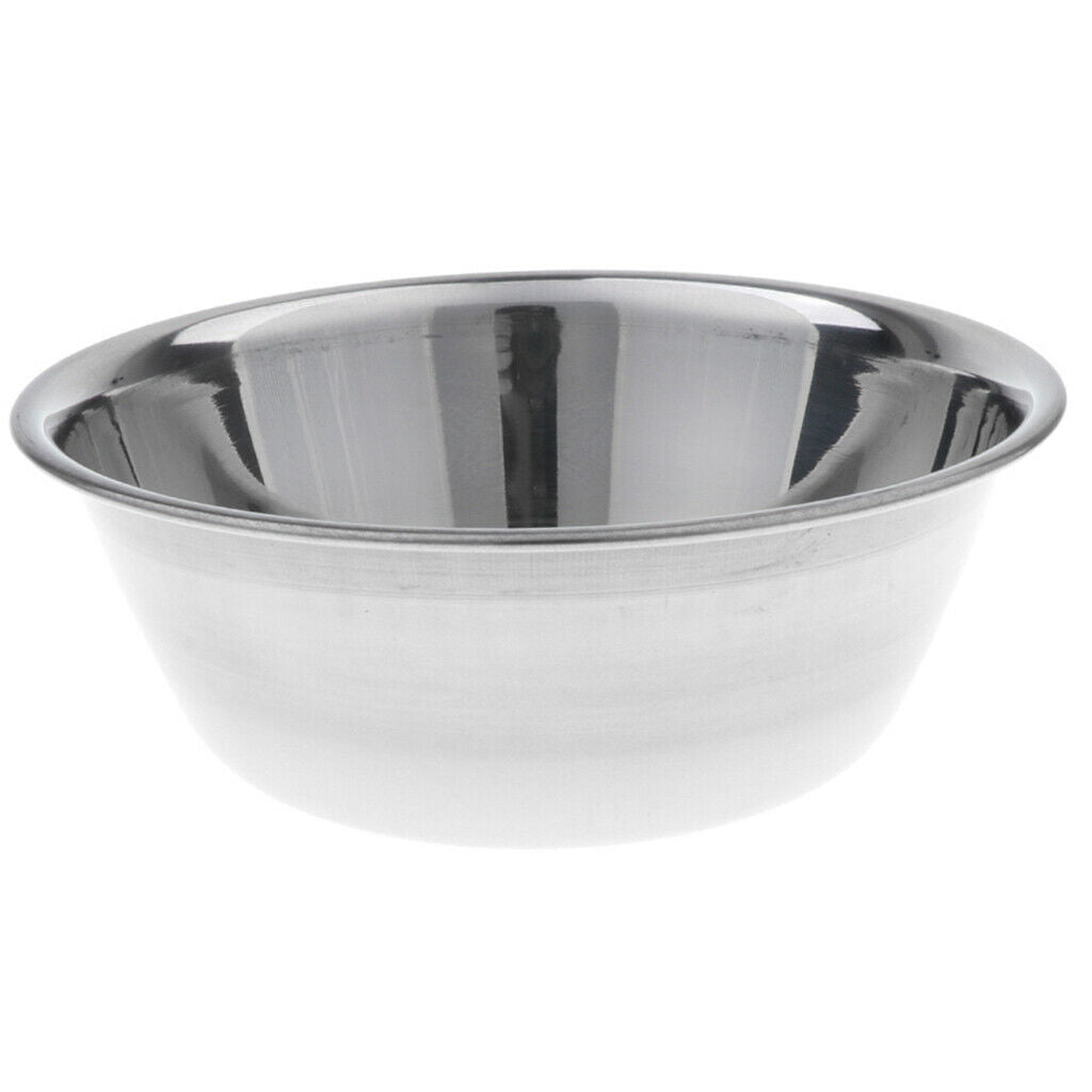 Durable 304 Stainless Steel Shaving Dressing Bowl Cooking Mixing Bowls S