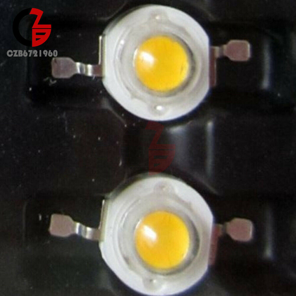 5PCS 3W Led Chip High Power LED Beads Warm White 200LM