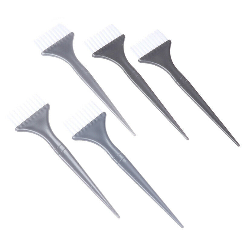 5 Pack Hair Dye Coloring Brushes Hair Coloring Dyeing Kit Handle Salon Ha.l8