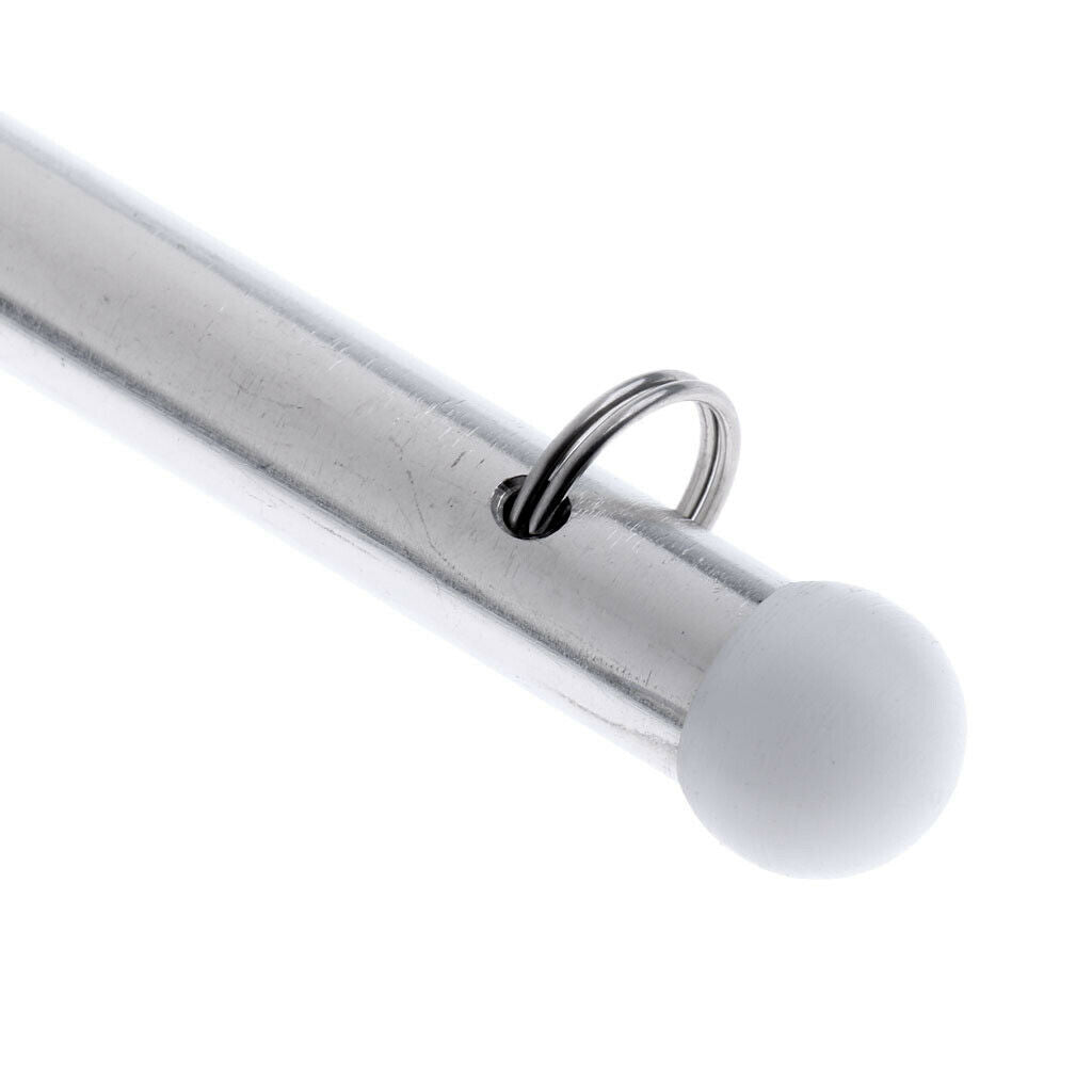 15-1/2 inch Heavy Duty Stainless Steel Anti-Winding Flag Staff Pole Rod for