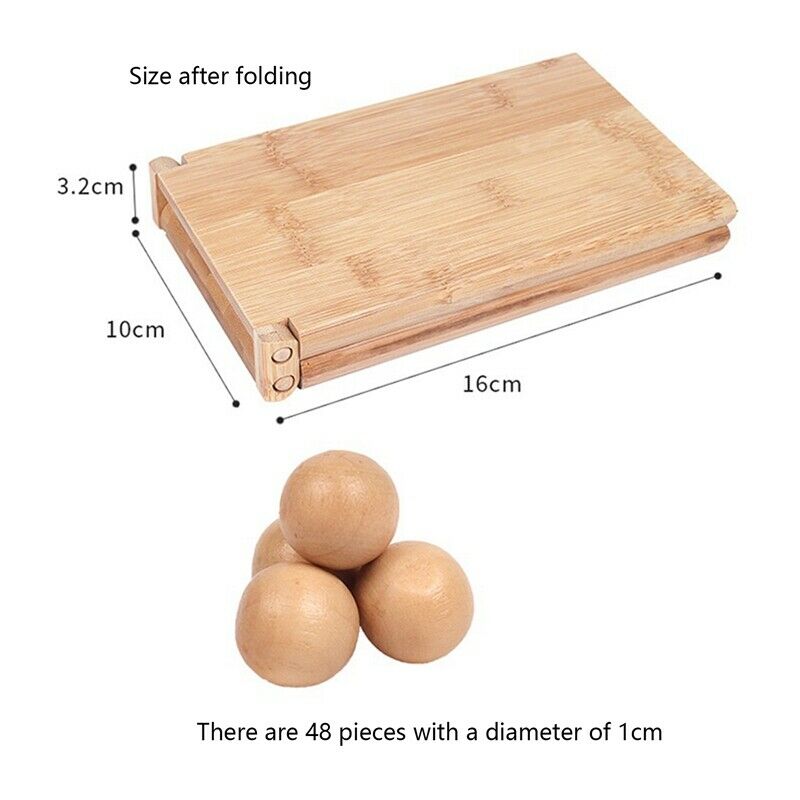 Folding Mancala Board Game Travel Game African Gem Chess Classic Strategy ToysT8