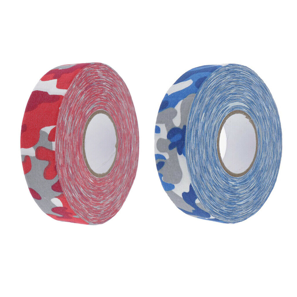 Lots 2 1'' Wide Anti-Skid Tensile Sticky Cotton Ice Hockey Guard Tape Wrap