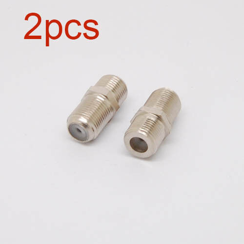 2Pcs F-Type Female to Female TV Cable Connector/ Joint/ Adapter F81 Coax Joiner