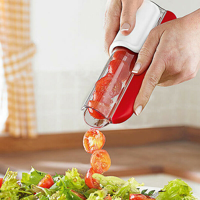 Multifunctional Kitchen Tools Cherry Tomato Grape Slicers Fruit Vegetable CuBDA
