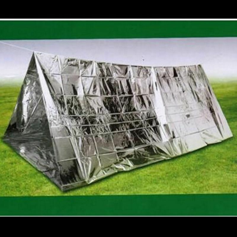 Emergency Shelter Outdoor Essentials Rescue Thermal Tent 1-2 Person Tents
