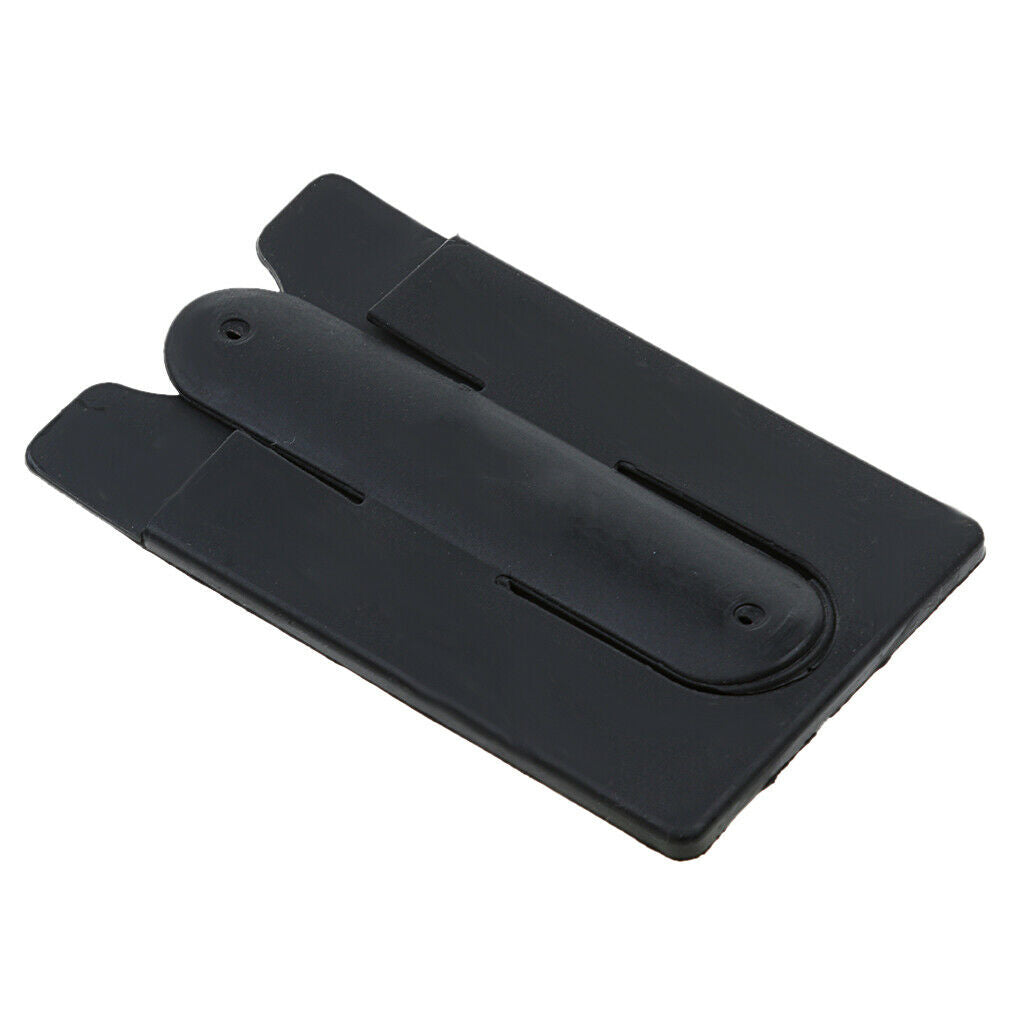 Phone Card Holder, Silicone Adhesive Stick-on ID Credit Card Wallet Phone Case
