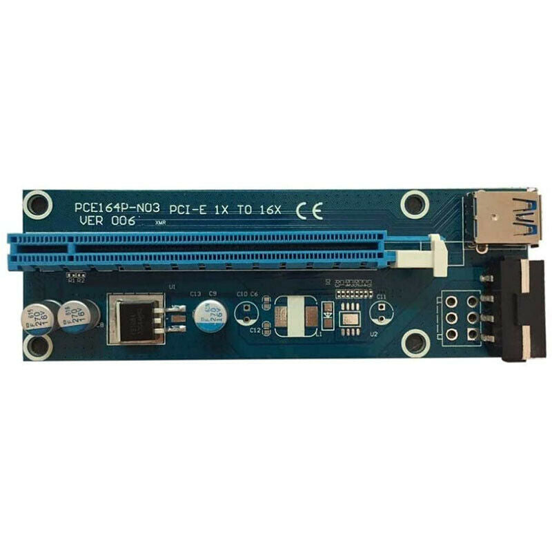 USB 3.0 Pcie PCI-E Express Riser Card 1X to 16X GPU Extender Riser Card AdapA9W9