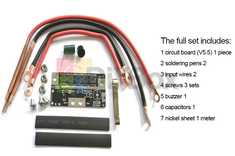 DC 12V Lithium Battery 5MOS Spot Welding Machine Motherboard 5th Gear Diy