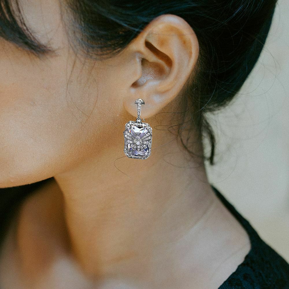 Butterfly Earrings Party Eardrop Platinum-plated Earrings Jewelry Accessories