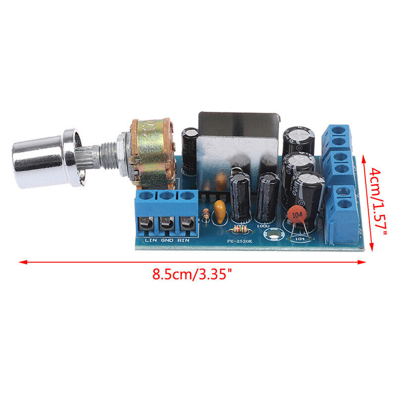 TEA2025B 2.0 Stereo Dual Channel 3W+3W AC5-9V DC5-12V Mini Audio Amplifie.l8