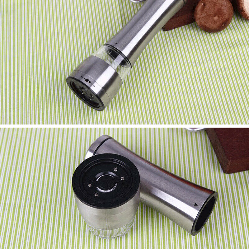 StainlessSteel Manual Condiment Pepper Salt Spice Mill Grinder Kitchen Tool 86ML