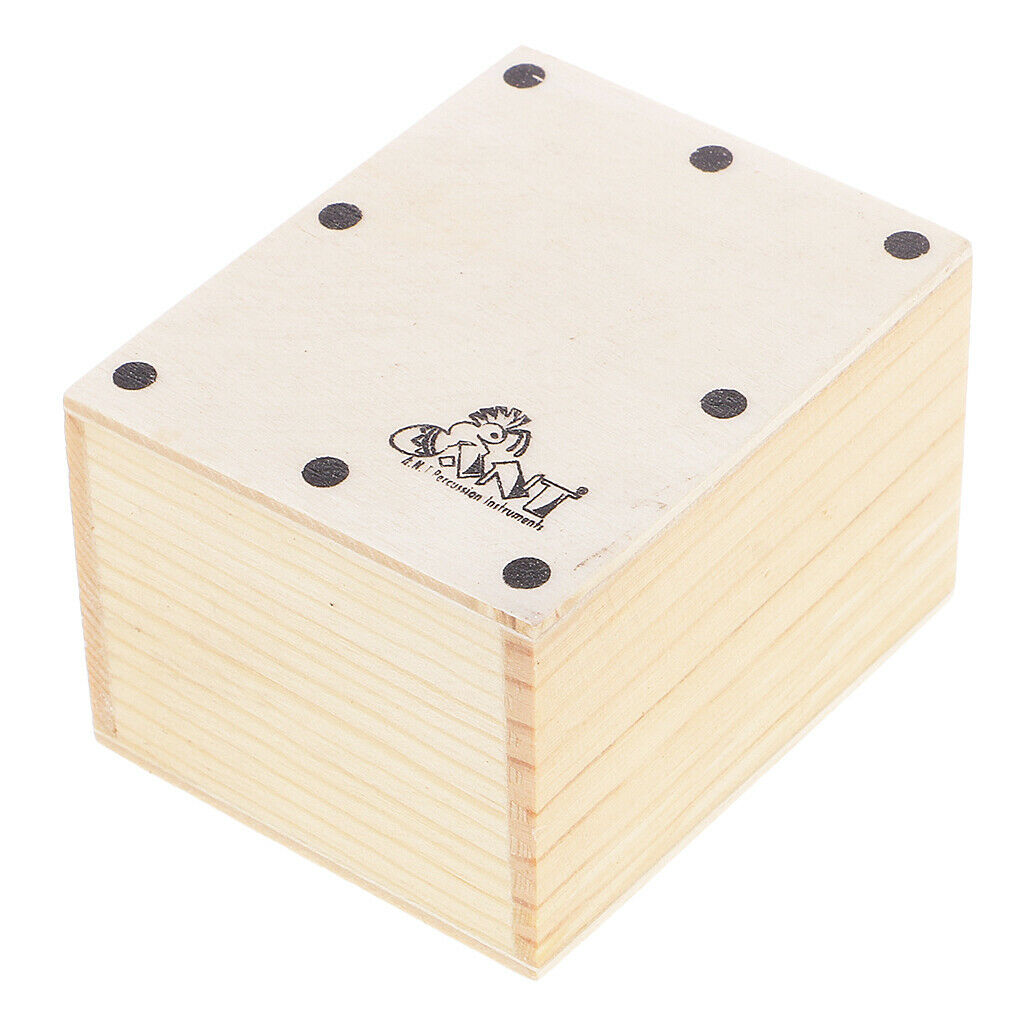 Wood Mini Cajon Sand Shaker Hand Drum for Band Accompaniment Parts