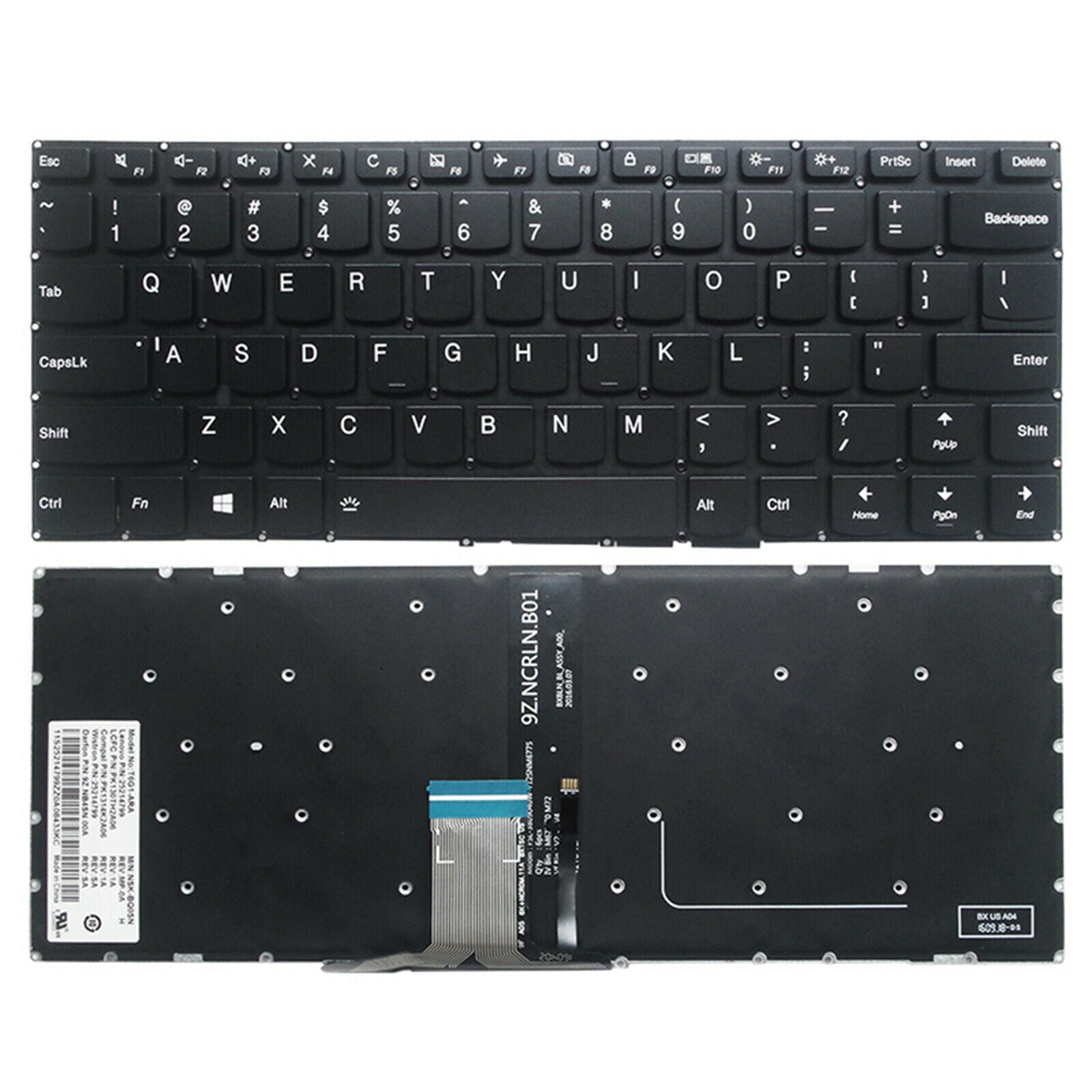 US keyboard QWERTY backlight for PC laptop